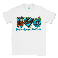 White peace love  gemstone Classic Tee - AdoDesignShop