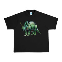 Black dinosaur triceratops Urban Heavy Tee - Artiststas