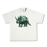 Pistachio dinosaur triceratops Urban Heavy Tee - Artiststas