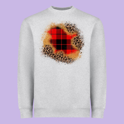 Christmas Patch Heavyweight Sweatshirt Designed By Jahusdesignshop