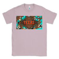 Lilac western texas and bullskulls with turquoise and leopard licanse plate Classic Tee - Artiststas