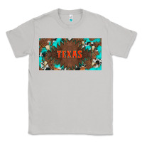 Moon Dust western texas and bullskulls with turquoise and leopard licanse plate Classic Tee - Artiststas