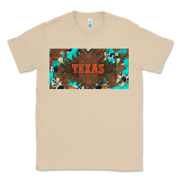 Mushroom western texas and bullskulls with turquoise and leopard licanse plate Classic Tee - Artiststas