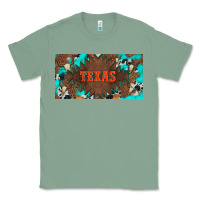 Sage western texas and bullskulls with turquoise and leopard licanse plate Classic Tee - Artiststas