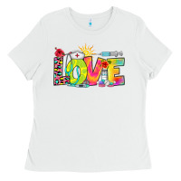 White love nurse summer Ladies Tee - RanaPortraitStore