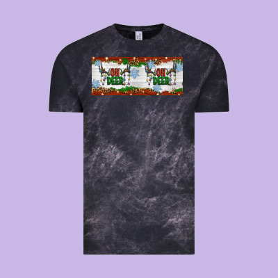 Oh Deer Christmas Vintage Tee Designed By Artiststas