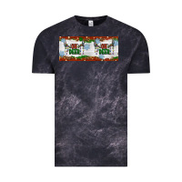 Cloud Black oh deer christmas Vintage Tee - Artiststas