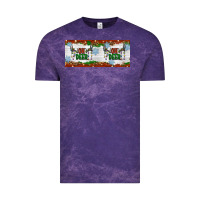 Cloud Purple oh deer christmas Vintage Tee - Artiststas