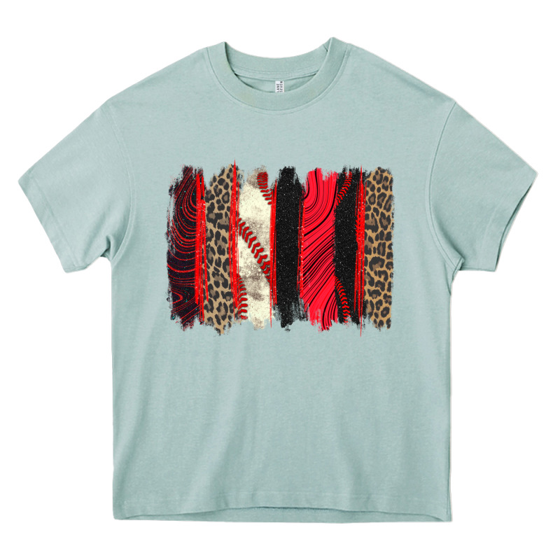 Baseball Brushstroke Heavy Core Tee by Zillion Design Studio | Teevron