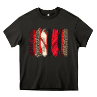 Asphalt baseball brushstroke Heavy Core Tee - Zillion Design Studio