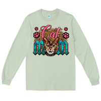 Matcha Western Cat Mom Long Sleeve Tee - LillyAllenDesigns