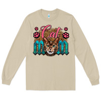 Mushroom Western Cat Mom Long Sleeve Tee - LillyAllenDesigns