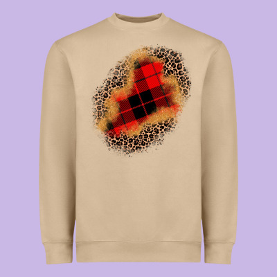 Christmas Patch Heavyweight Sweatshirt Designed By Jahusdesignshop