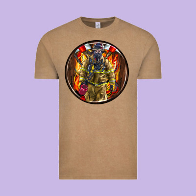 Firefighter Coasters Vintage Tee Designed By Adodesignshop
