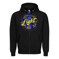 Black fight colorectal cancer Zipper Hoodie - NancyCooperArtShop