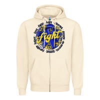 Sandshell fight colorectal cancer Zipper Hoodie - NancyCooperArtShop