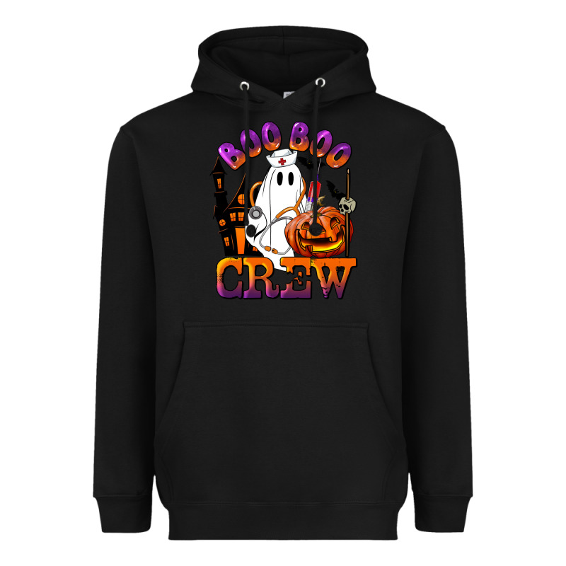 Boo Boo Crew Nurse Heavyweight Hoodie by LillyAllenDesigns | Teevron
