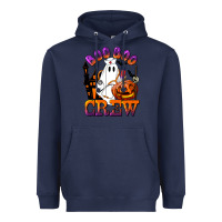Navy Boo Boo Crew Nurse Heavyweight Hoodie - LillyAllenDesigns