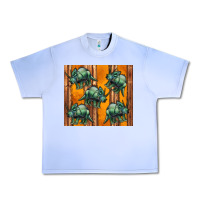 Grape Ice dinosaur triceratops Urban Heavy Tee - Artiststas
