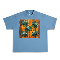 Pebble Blue dinosaur triceratops Urban Heavy Tee - Artiststas