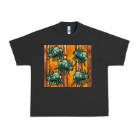 Pigment Black dinosaur triceratops Urban Heavy Tee - Artiststas