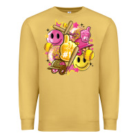Antique Gold retro softball Premium Sweatshirt - Artiststas