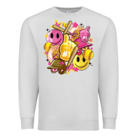 Dove Grey retro softball Premium Sweatshirt - Artiststas
