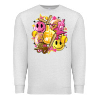 Oatmeal Heather retro softball Premium Sweatshirt - Artiststas