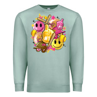 Seafoam retro softball Premium Sweatshirt - Artiststas