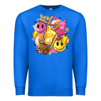True Royal retro softball Premium Sweatshirt - Artiststas
