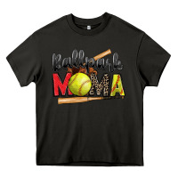 Asphalt ballpark mama softball Heavy Core Tee - Zillion Design Studio