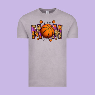 Basketball Mom Vintage Tee Designed By Jasminsmagicworld