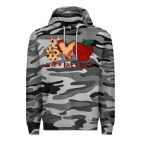 Slate Camo Peace Love Teach Premium Hoodie - Bettercallsaul