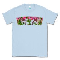 Dusty Blue Stuck On You Classic Tee - CowhideDigitalArt