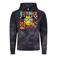 Cloud Black summer babe Vintage Hoodie - JahusDesignShop