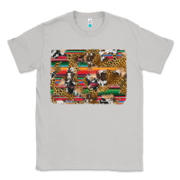 Moon Dust western serape cowhide and leopard background Classic Tee - Artiststas