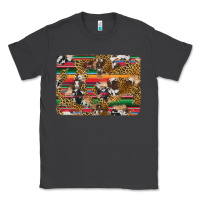 Smoke western serape cowhide and leopard background Classic Tee - Artiststas
