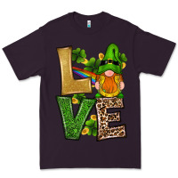 Plum st patricks day gnomes shamrock love Premium Tee - RanaPortraitStore