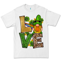 White st patricks day gnomes shamrock love Premium Tee - RanaPortraitStore