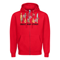 Red choose your weapon Zipper Hoodie - MaliasSmallBusiness
