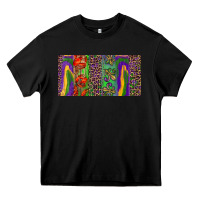 Black Mardi gras brushstrokes crawfish fleur de lis Heavy Core Tee - RanaPortraitStore