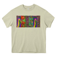 Mossy Mardi gras brushstrokes crawfish fleur de lis Heavy Core Tee - RanaPortraitStore