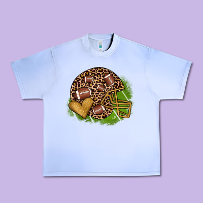 American Football Helmet Urban Heavy Tee Designed By Jahusdesignshop