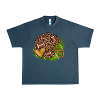 Midnight Navy american football helmet Urban Heavy Tee - JahusDesignShop