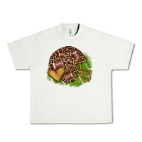 Pistachio american football helmet Urban Heavy Tee - JahusDesignShop