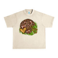 Sandshell american football helmet Urban Heavy Tee - JahusDesignShop