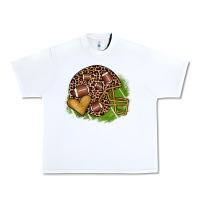 White american football helmet Urban Heavy Tee - JahusDesignShop