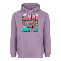Lavender Western CNA Because Nurses Need Heroes Heavyweight Hoodie - LillyAllenDesigns