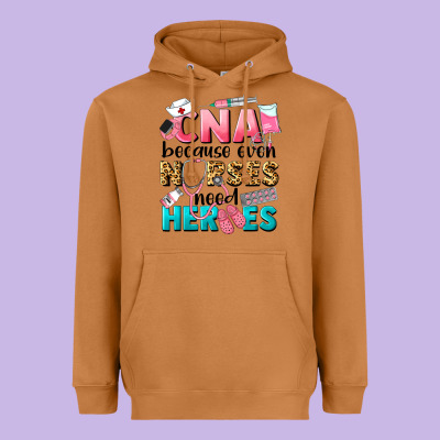 Western Cna Because Nurses Need Heroes Heavyweight Hoodie Designed By Lillyallendesigns