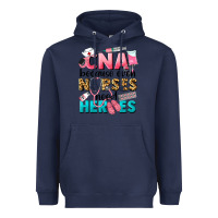 Navy Western CNA Because Nurses Need Heroes Heavyweight Hoodie - LillyAllenDesigns